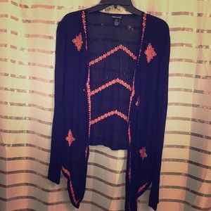 Cardigan.. sheer material